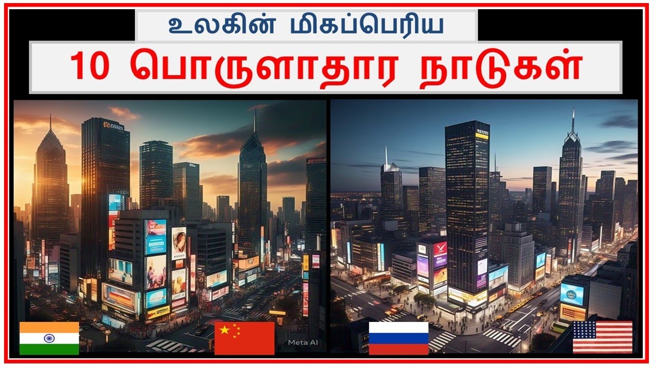 Top 10 Largest Economies in the World | 2025 Global Rankings | Tamil Zhi | Ravi