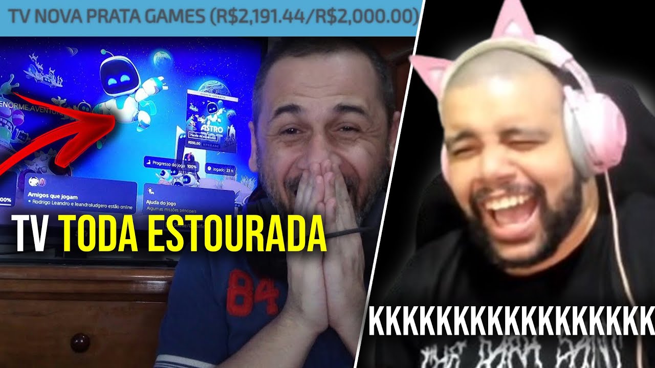 LUANGAMEPLAY HUMILHOU PRATAGAMES E FAZ META DE TV 4K PARA ELE KKKKKKKKKKKKKKKK