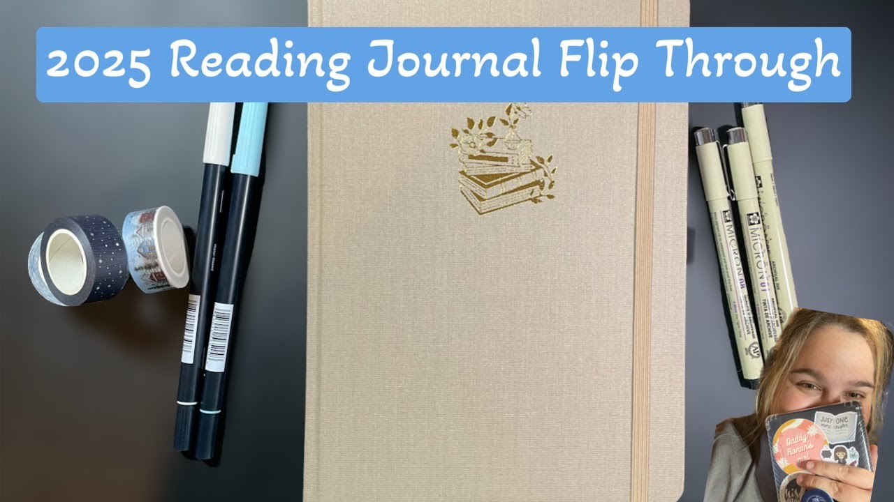 📚2025 Reading Journal Flip Through📚 including January spread 2025