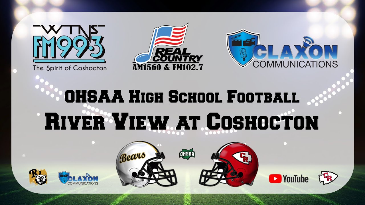 River View at Coshocton  - High School Football from FM 99.3 WTNS