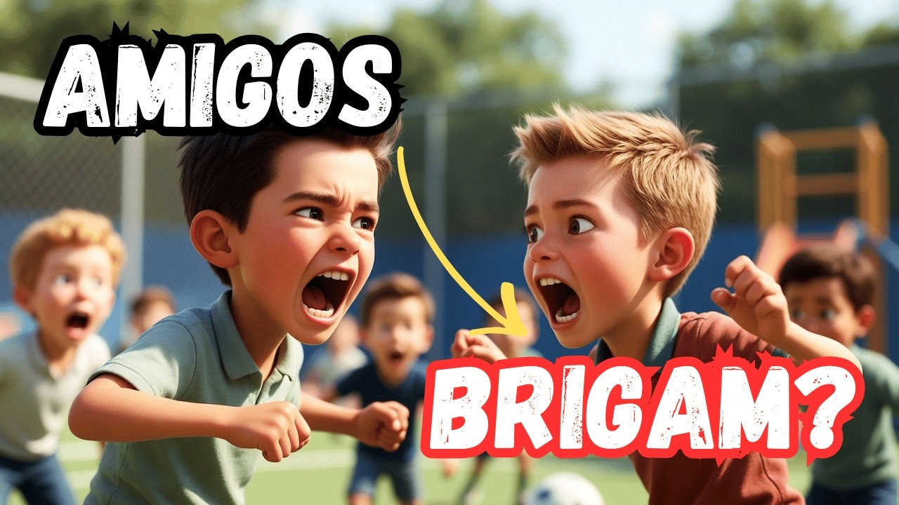 A BRIGA QUE SEPAROU MELHORES AMIGOS: Bruno e Caio nunca mais se falaram? 💔⚽️ #futebolinfantil