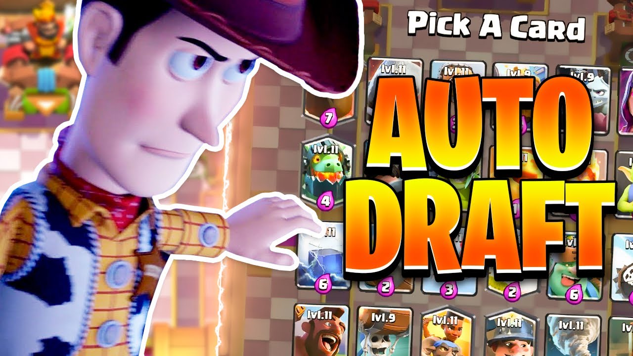 AUTO-DRAFTER IS AN ABSOLUTE DEMON 🤣 - Clash Royale