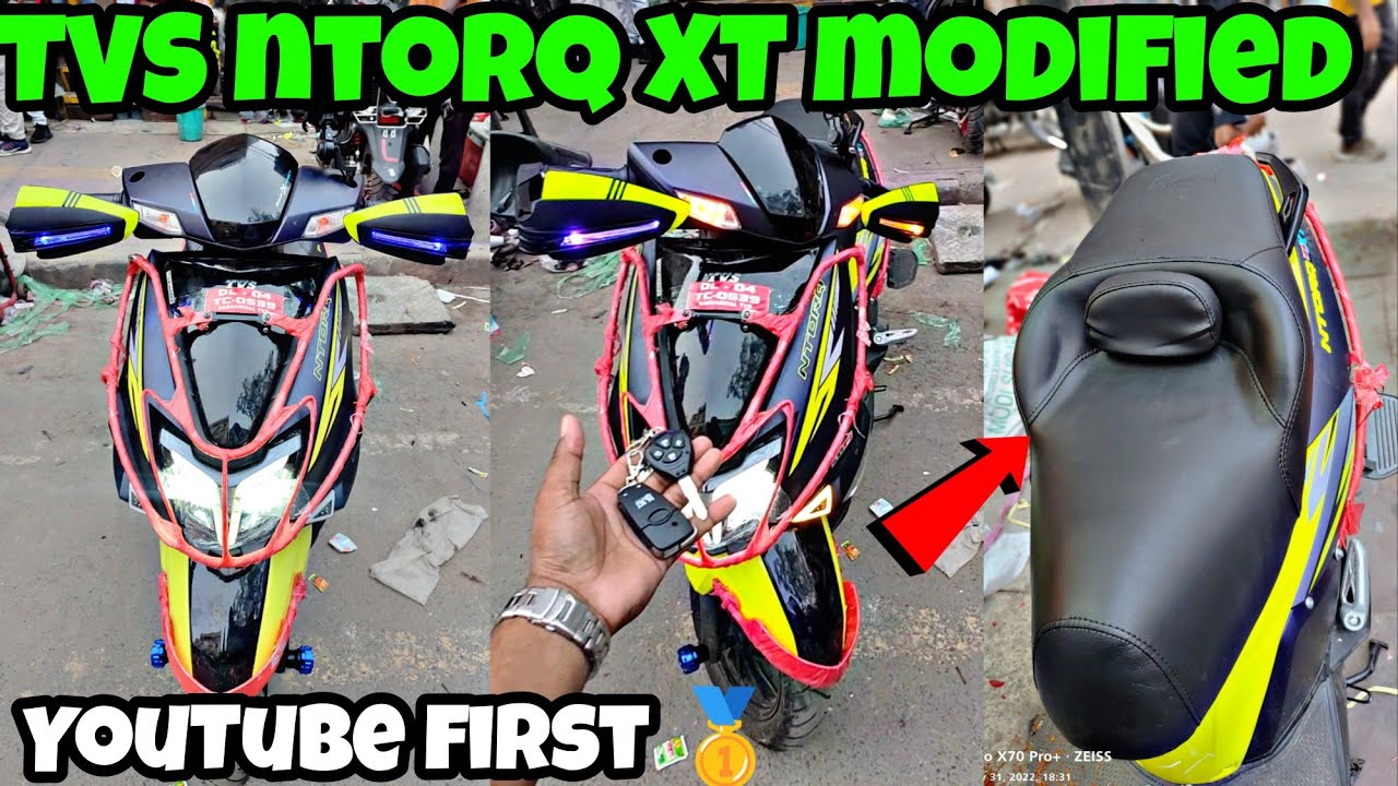 New TVS ntorq 125 XT modification | YouTube पर पहली बार ntorq XT modified | TVS ntorq 125 xt