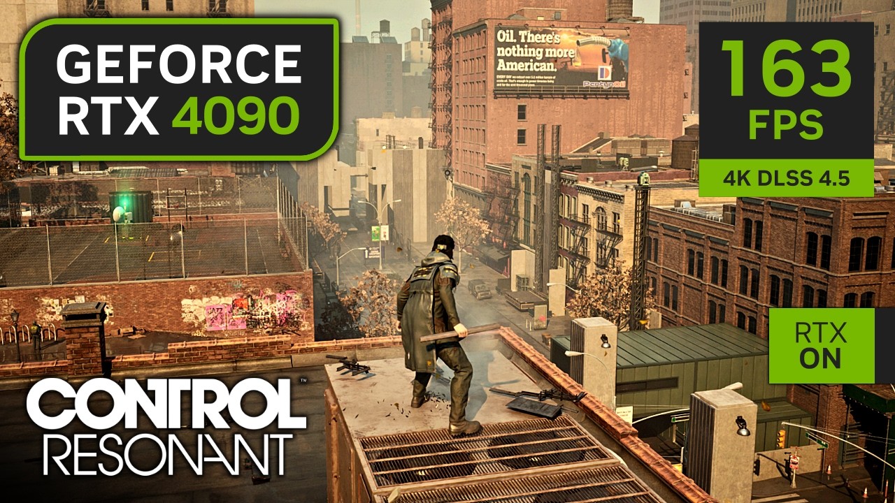 RTX 4090 on CONTROL Resonant | 4K Max Graphics with DLSS 4.5 & Path Tracing!