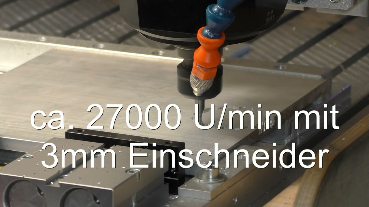 Das erste mal mit der X22 gefräst