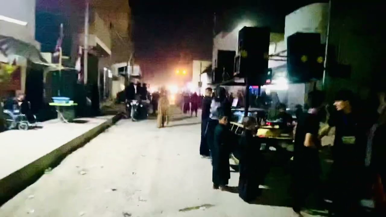 دخولية هيأة وموكب تشابيه اهل البيت(ع) الىٰ شارع المواكب.