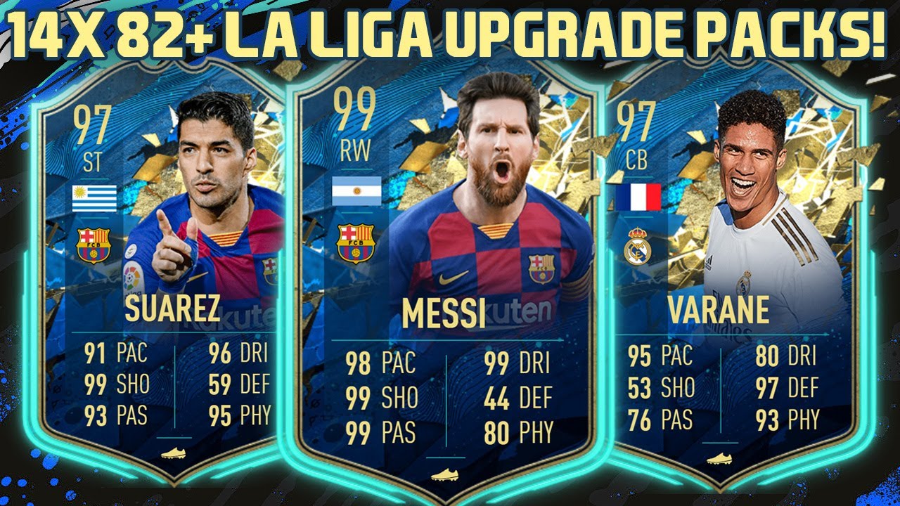 ARE THESE OP? 14X 82+ LA LIGA PLAYER UPGRADE PACKS! FIFA 20 ULTIMATE TEAM