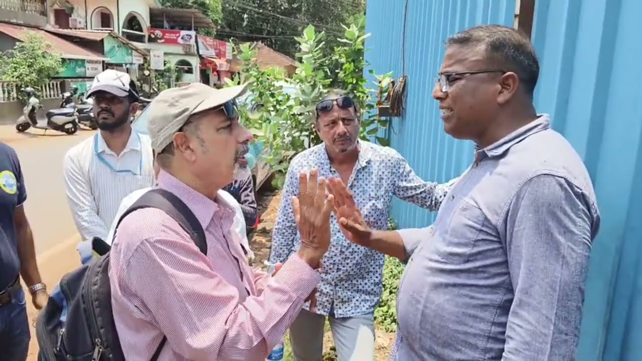 #SHOCKING ILLEGAL CONSTRUCTIONS ALLEGED IN BAMBOLIM | GCZMA CONDUCT INSPECTION | COMMOTION AT ENTRY