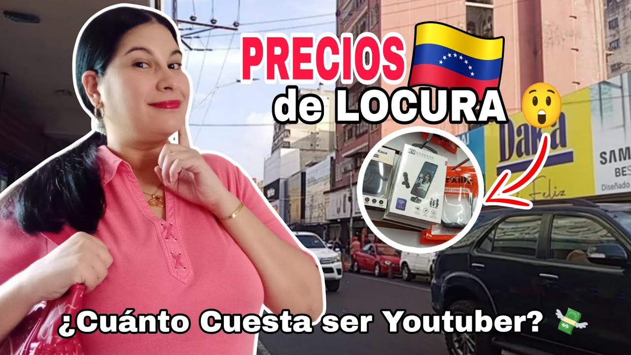 😲El PRECIO de ser un YOUTUBER en Venezuela 2026 🇻🇪💸...{Micrófono, Aro de Luz y más...}🛍️ #venezuela