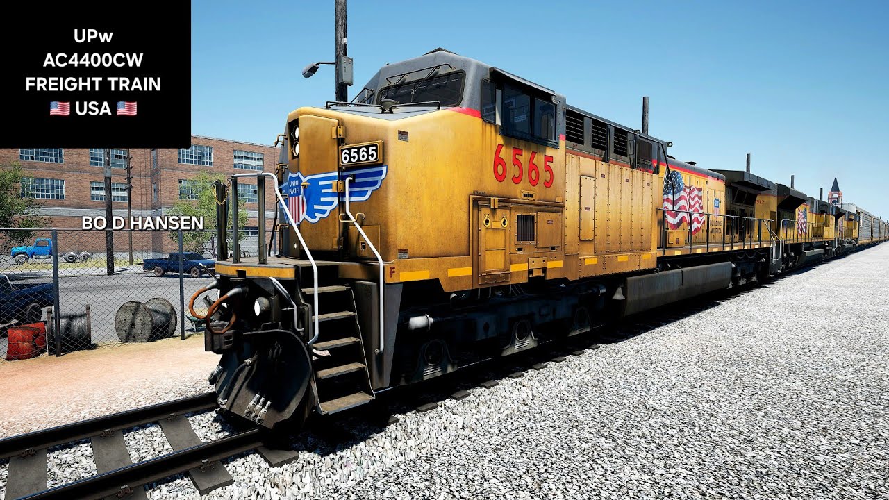 Train Sim World 6: Sherman Hill - Cheyenne Yard To Laramie Yard - Freight Train - Automotive 1080p60