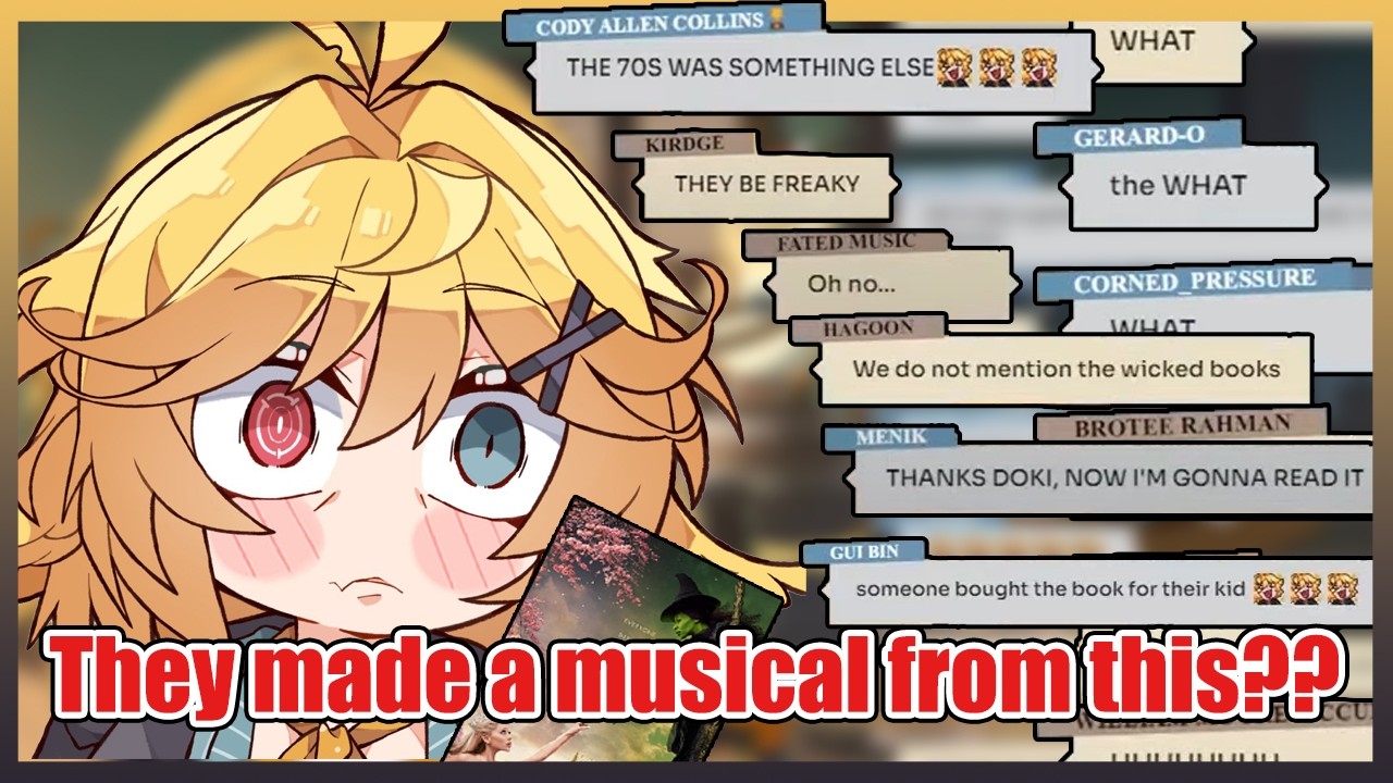 Doki finds out Wicked is R-Rated [Dokibird]
