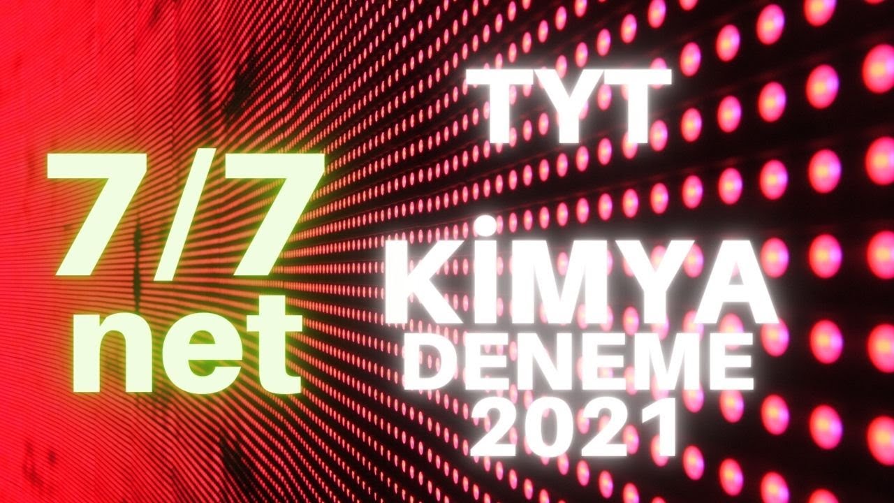 TYT KİMYA SORU TAHMİNLERİ/2021 #YKS#TYT