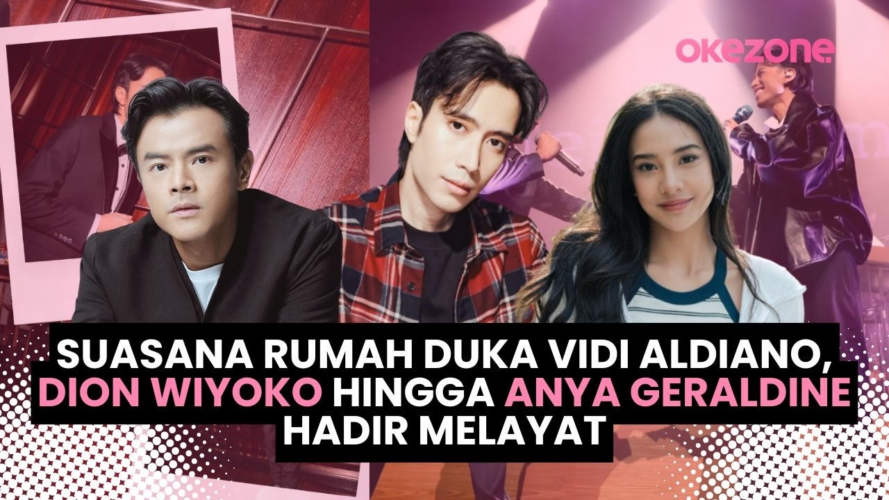 Suasana Rumah Duka Vidi Aldiano, Dion Wiyoko hingga Anya Geraldine Hadir Melayat
