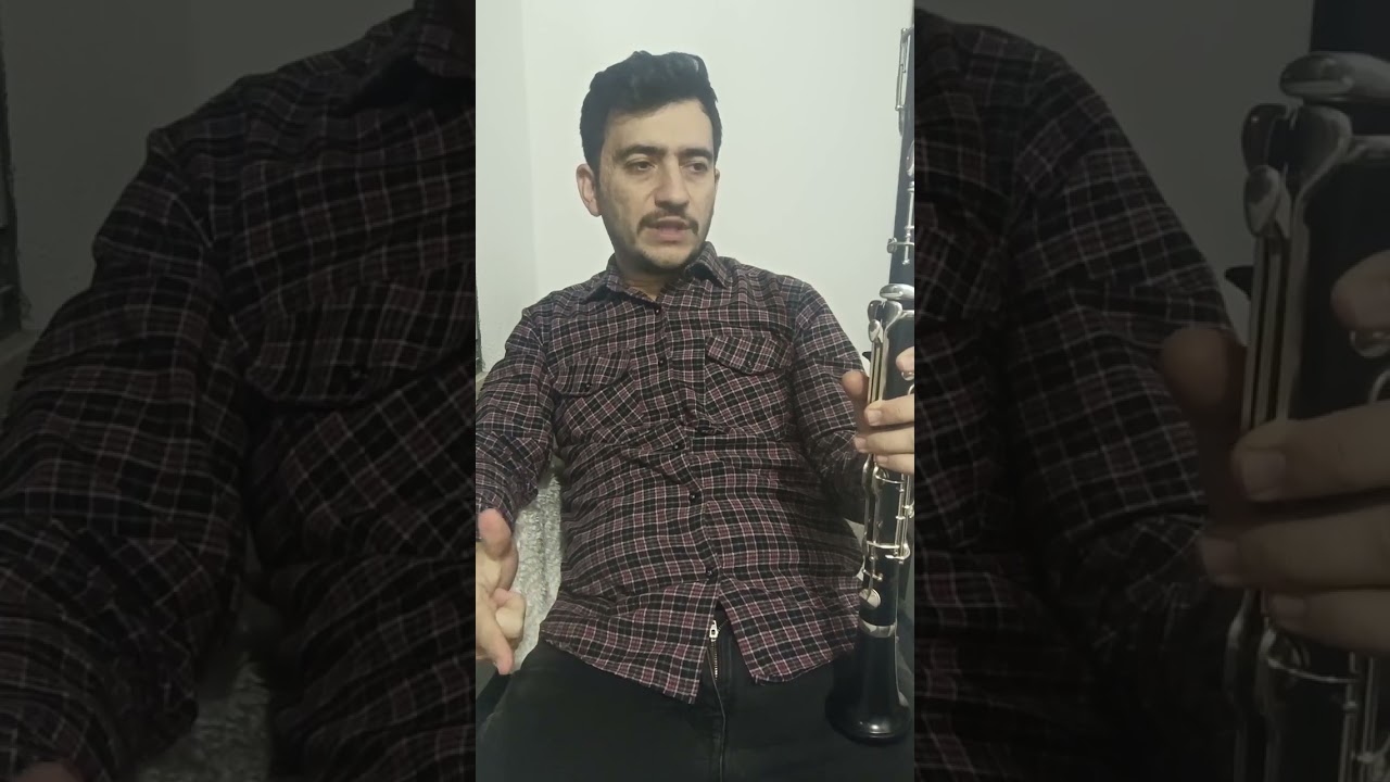 Klarnet yakın çekim Devlerin aşkı