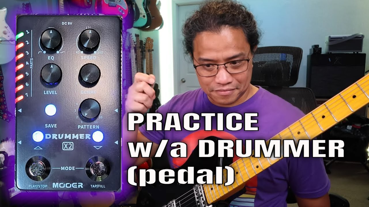 Как импровизировать с барабанщиком (педаль) | Mooer Drummer X2
