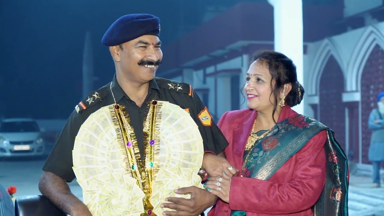 Indian Army Retirement Celebration Subedar Manoj Kumar | Father Retirement Party | Army Retirement