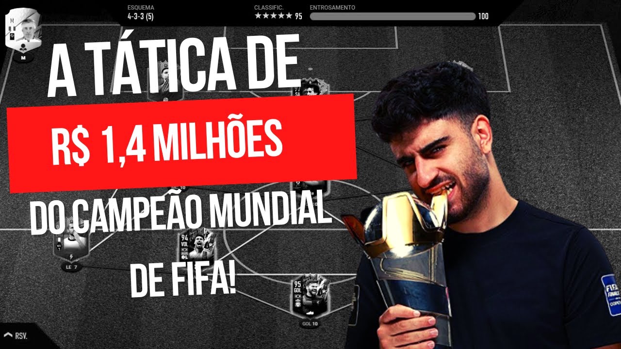 💥FIFA 22 - A FORMAÇÃO DO CAMPEÃO MUNDIAL DE FIFA! RBLZ UMUT GANHOU R$ 1,4 MILHÃO COM ESSA TÁTICA!💥