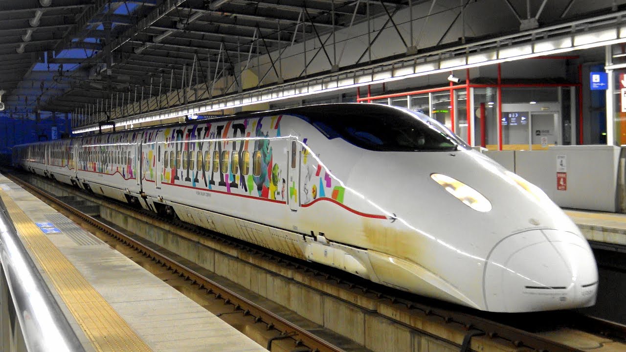【4K】九州新幹線N700系8000番台「さくら」(IGBT-VVVF)、新800系ピクサー新幹線「つばめ」、800系「つばめ」到着・発車シーン集+N700系8000番台乗車動画  2020.9