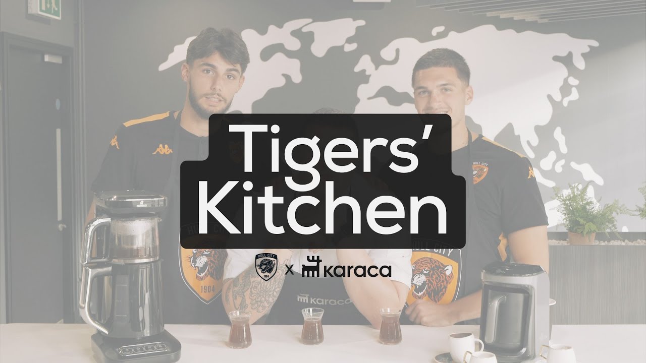 Fin Burns & Xavier Simons make Turkish Tea & Coffee! Tigers Kitchen x Karaca