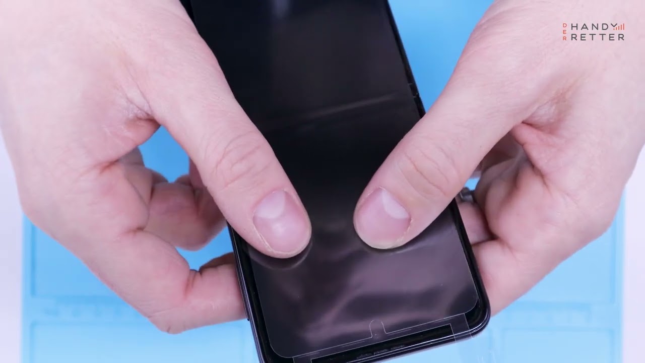Samsung Galaxy Z Flip 3 - Folie löst sich ab / Wir installieren eine neue original Folie