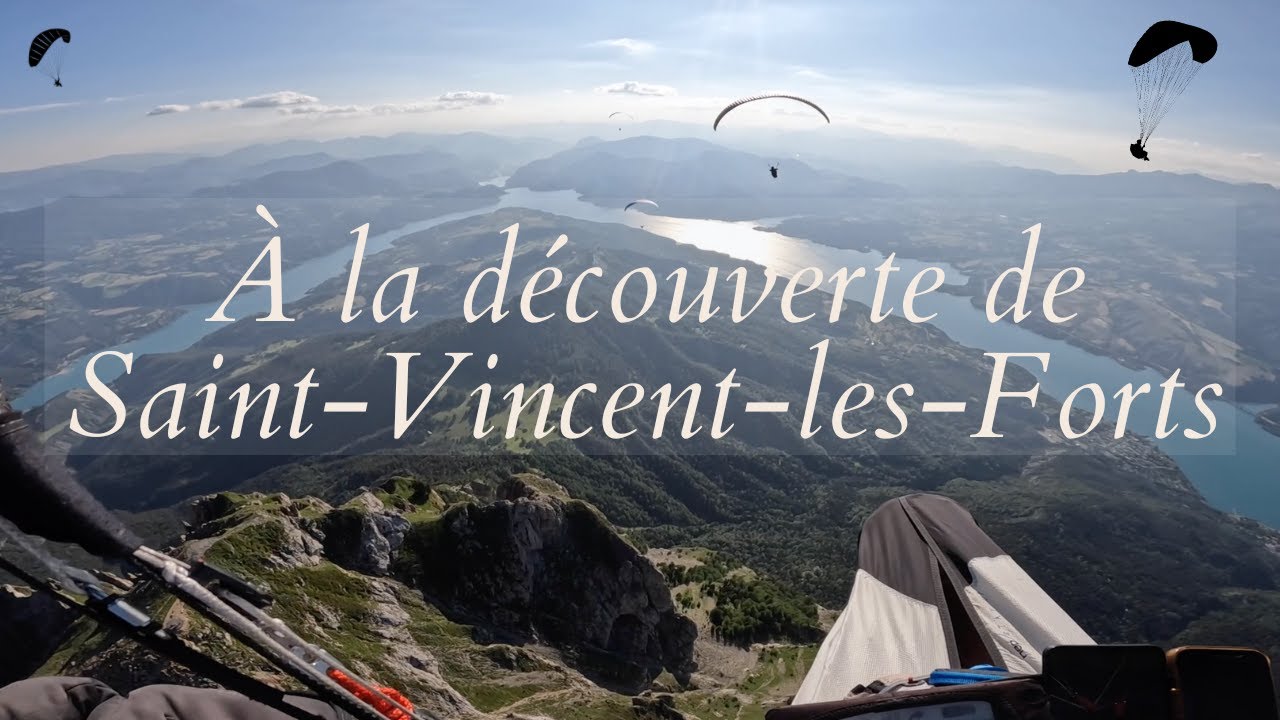 À LA DÉCOUVERTE DE SAINT-VINCENT-LES-FORTS EN PARAPENTE