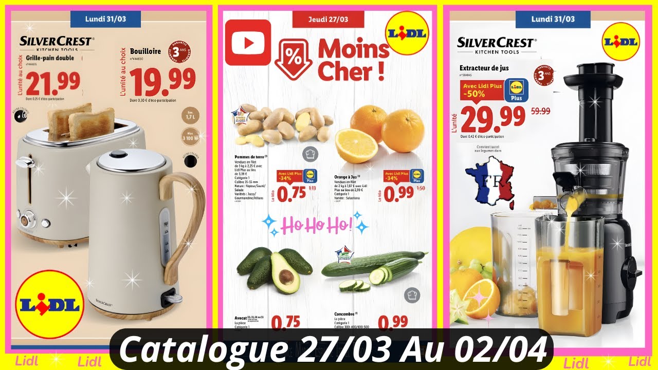 🔥 Nouveau Catalogue LIDL (27 -02 AVRIL 2025) ✅ GROS Arrivages & Promos 🔥 Cuisine, Jardin, Bricolage