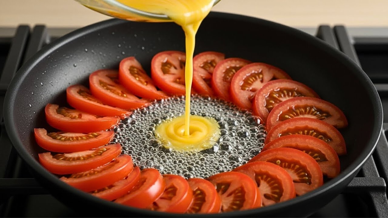 У вас есть помидор и яйцо? Недорогой и вкусный рецепт.