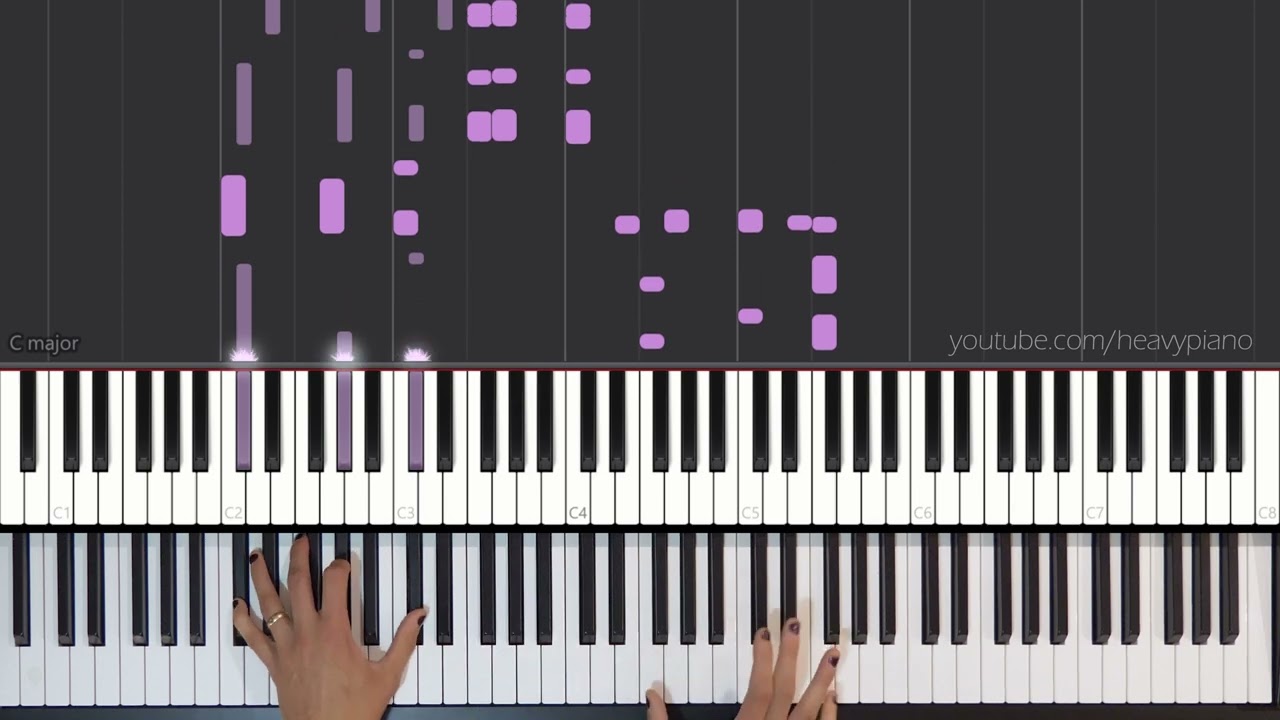 Radiohead - Everything in its Right Place Piano Synthesia Arrangement