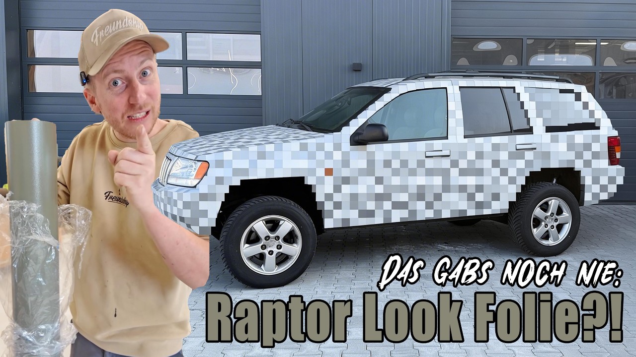 Folierung statt Raptor Lack! So eine Folie hast du noch nicht gesehen! Jeep Offroad Projekt