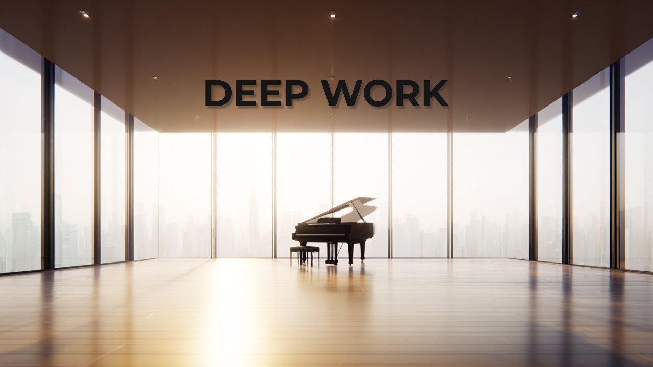 Deep Work Piano | 1 Hour Focus Music for Coding & Productivity