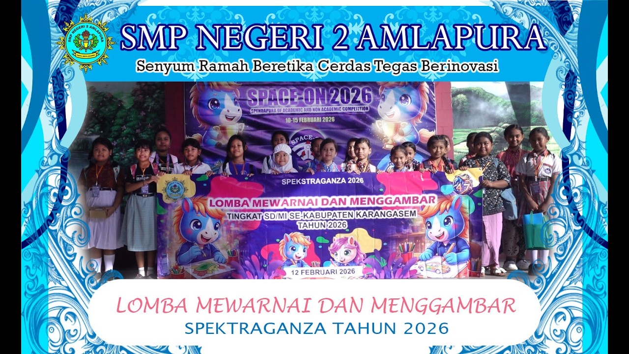 SMP NEGERI 2 AMLAPURA : Lomba Mewarnai dan Menggambar Tingkat SD/MI Se-Kab.Karangasem Tahun 2026