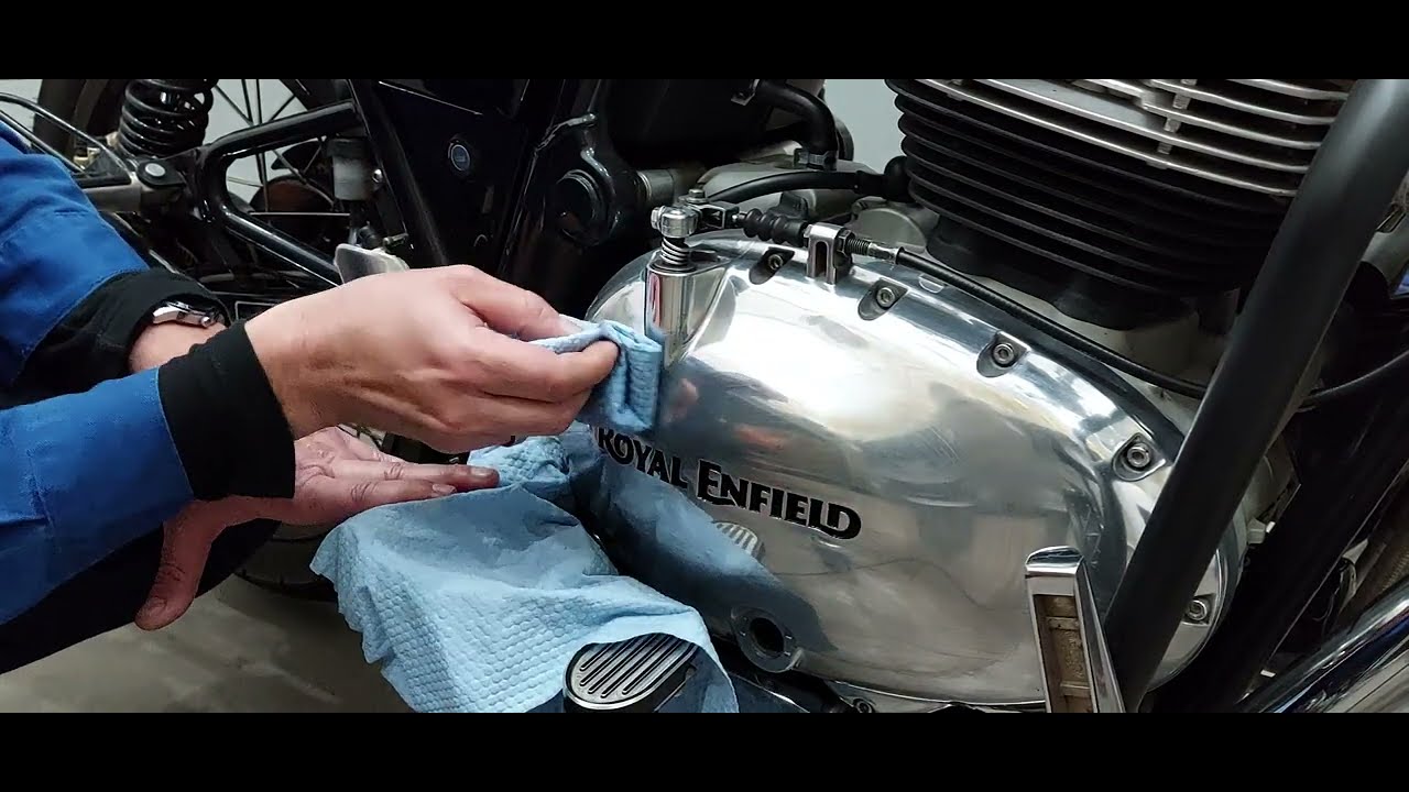 CUSTOMIZAÇÃO da tampa do motor ROYAL ENFIELD