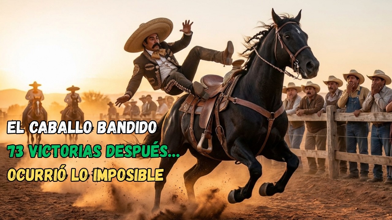 EL CABALLO BANDIDO: ganó 73 carreras seguidas… hasta que algo inexplicable ocurrió