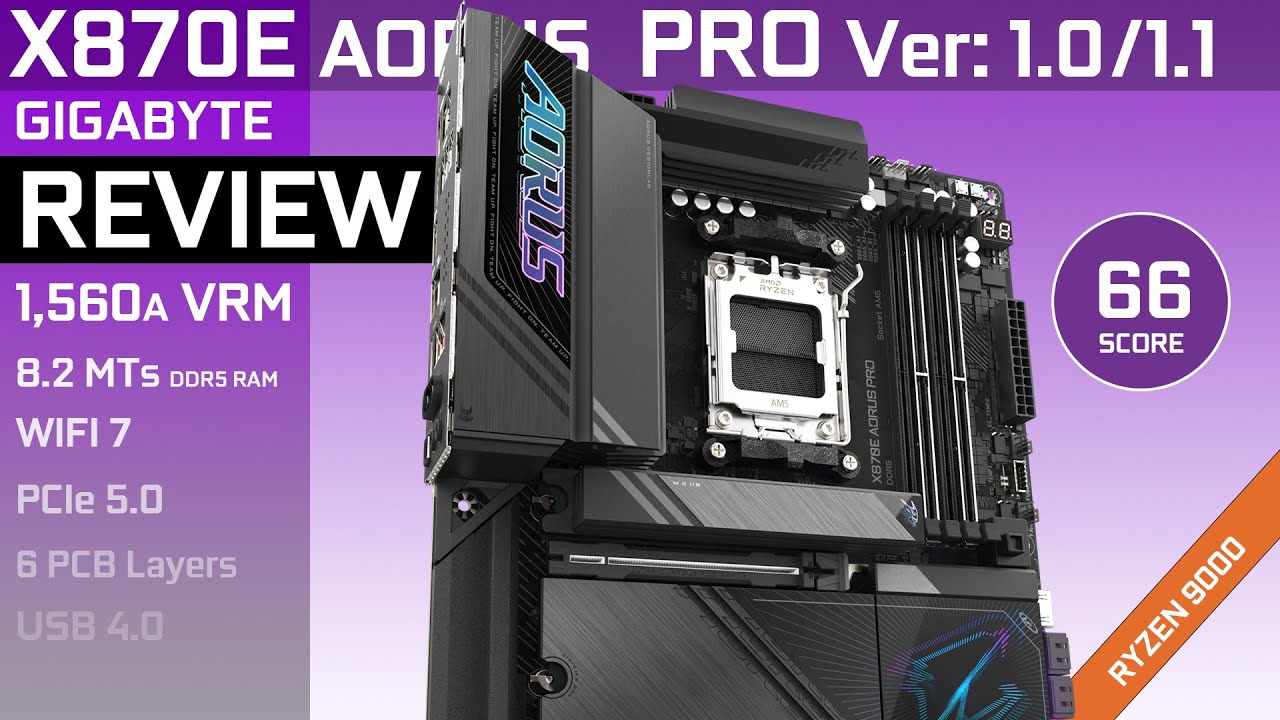 GIGBAYTE X870E AORUS PRO: Ленивый и грустный. Разочарован.