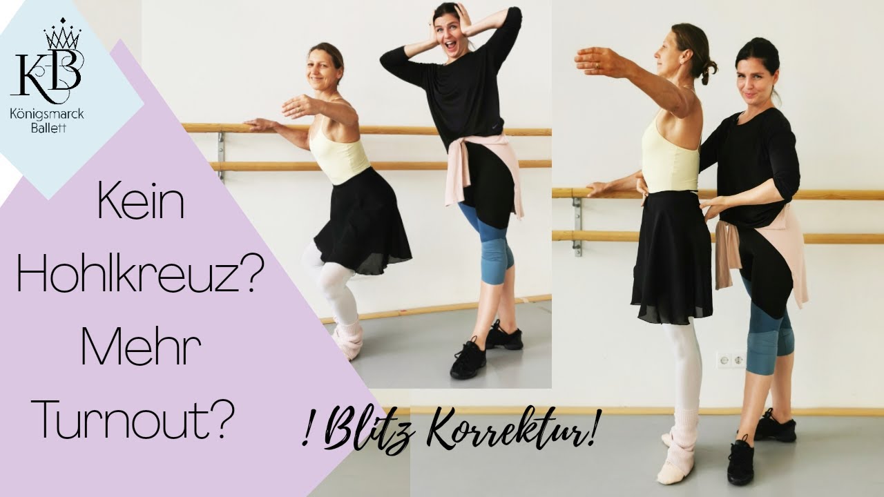Wie verbessere ich meine Haltung im Ballett? Tipps gegen Hohlkreuz