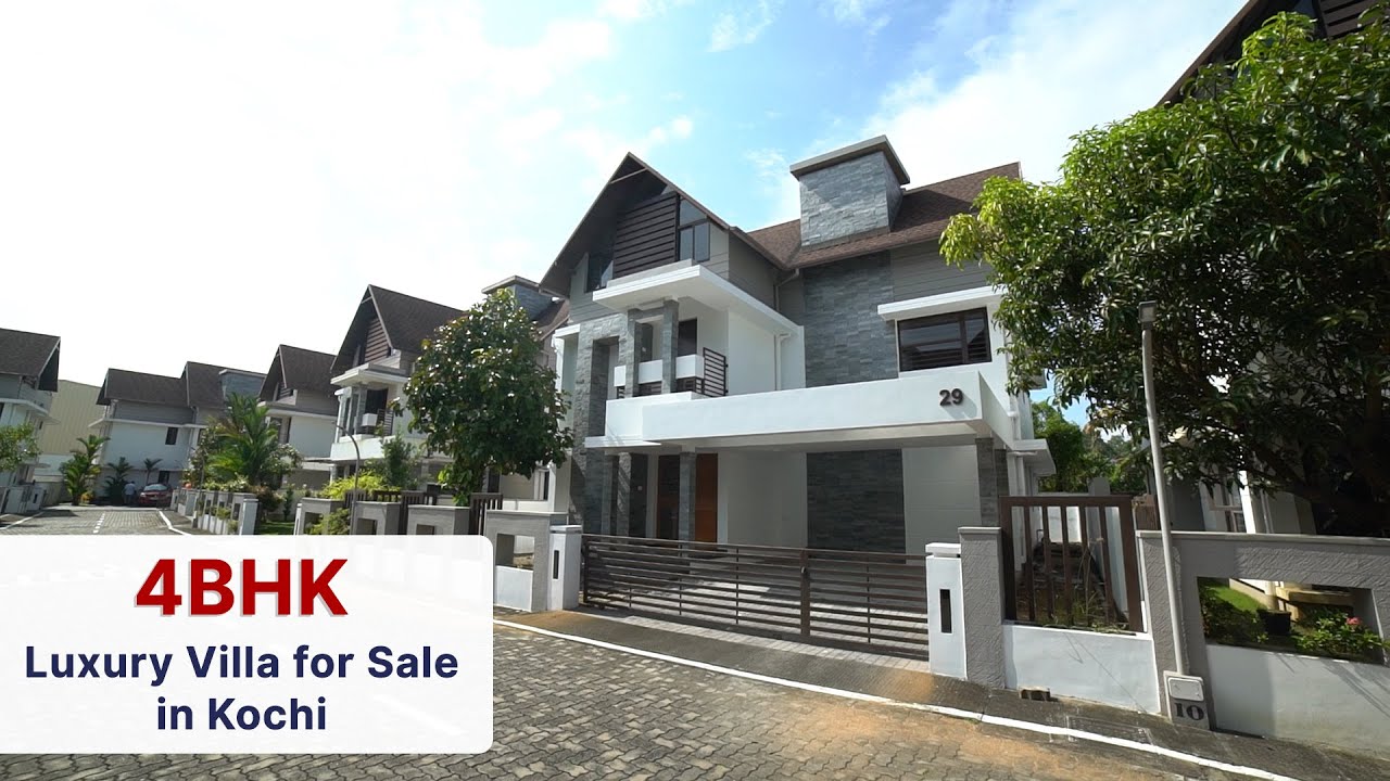 ||4 BHK||Ready to occupy luxury villa for sale in  Kakkanad ,Kochi||Gated Community||Call 9495300009