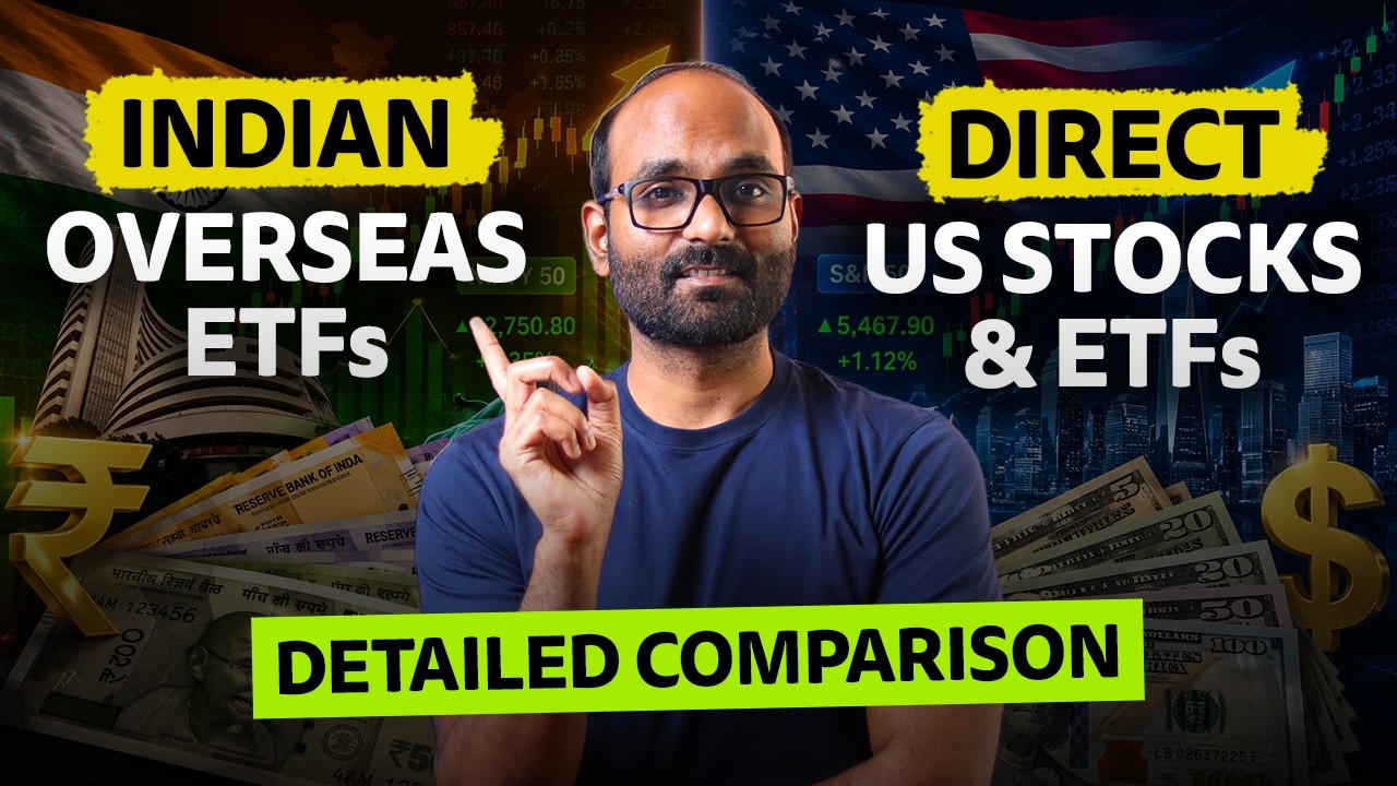 Finding The Best Way To Invest in US Stock Market | Indian International ETFs VS Direct US ETFs