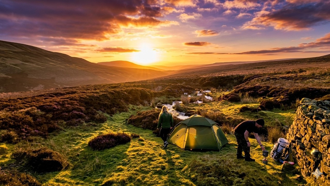 Oszałamiające dzikie kempingi w Yorkshire Dales