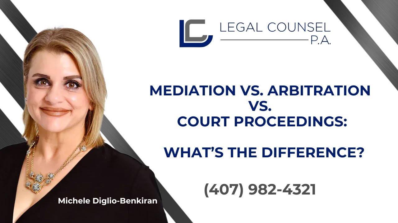 Mediation vs. Arbitration vs. Court Proceedings: What&rsquo;s The Difference?