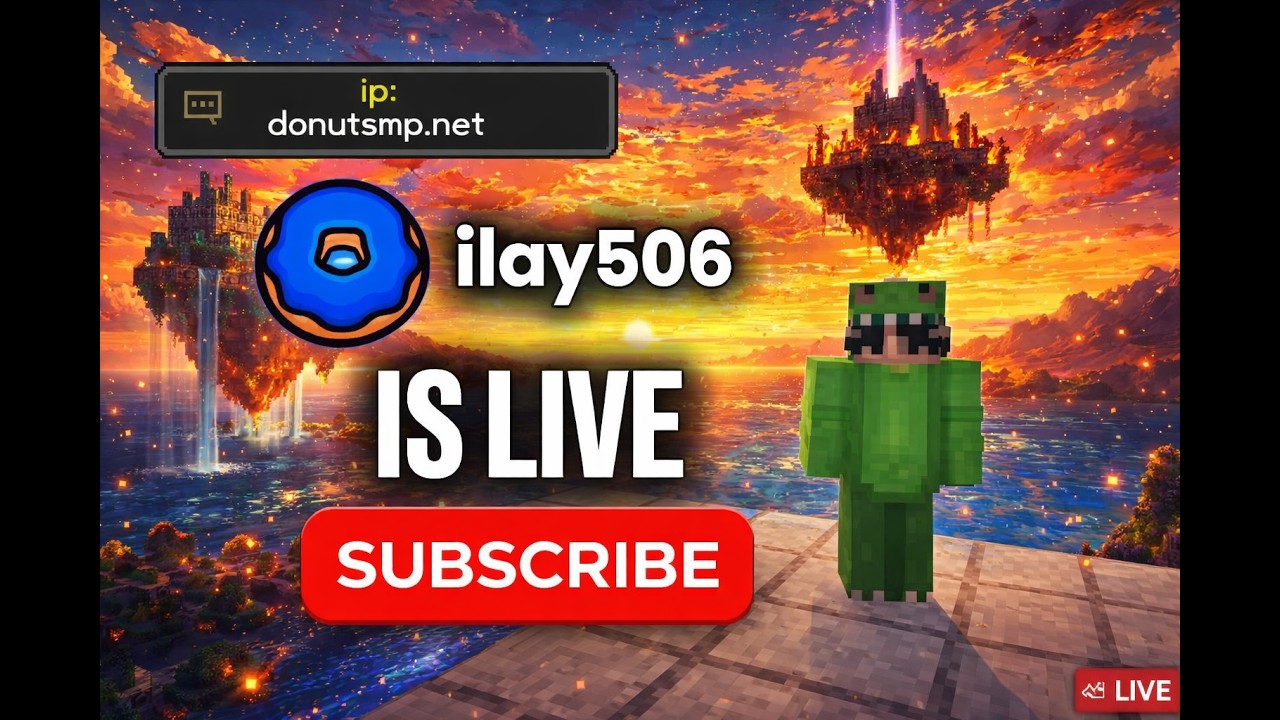 🔴Donut SMP Live reselling skellies | Massive LooDrops | ah no min/gamble | Rating bases 1m per!