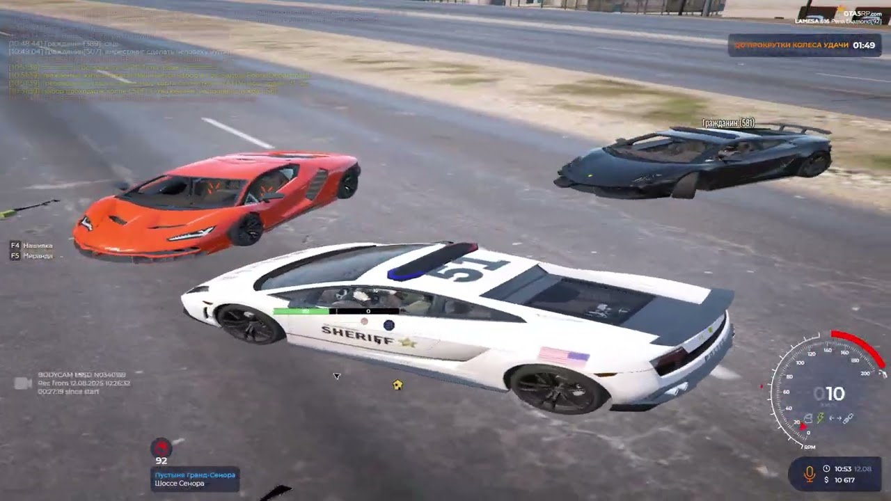 .arhive | Depute Sheriff | a short comeback on full afk server gta5rp