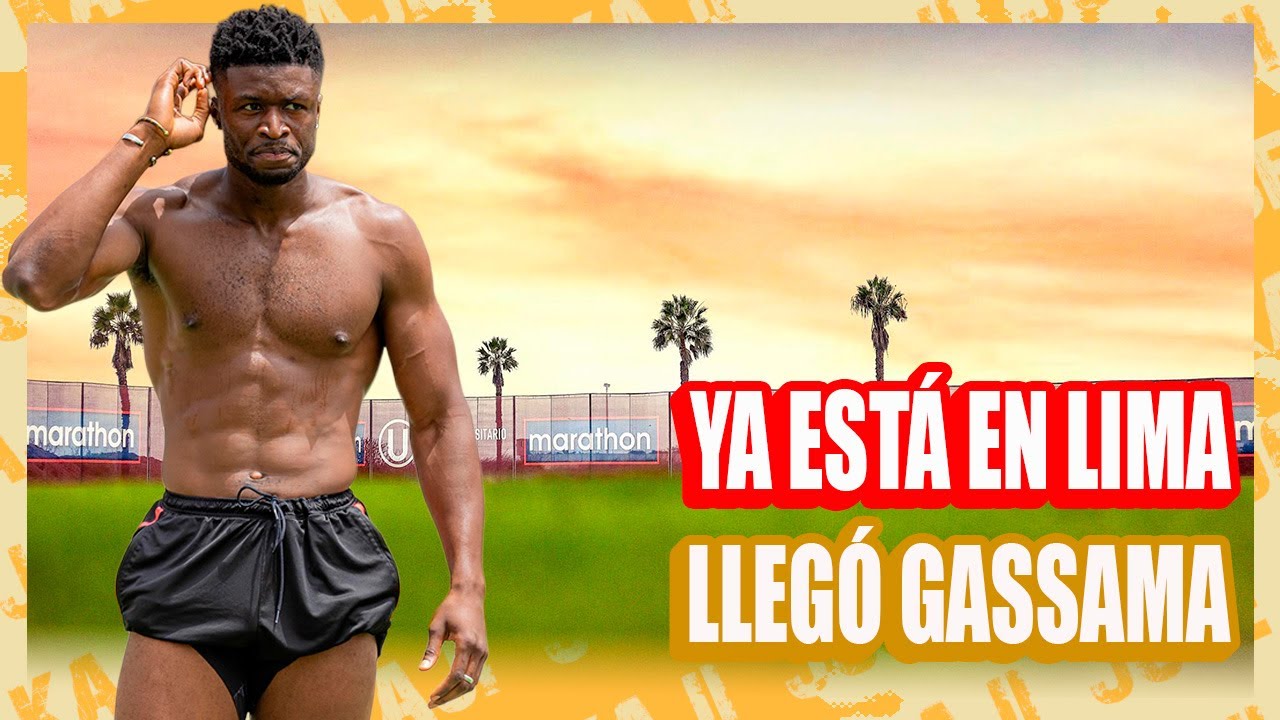 Llegó el 9. Gassama ya está en Lima.