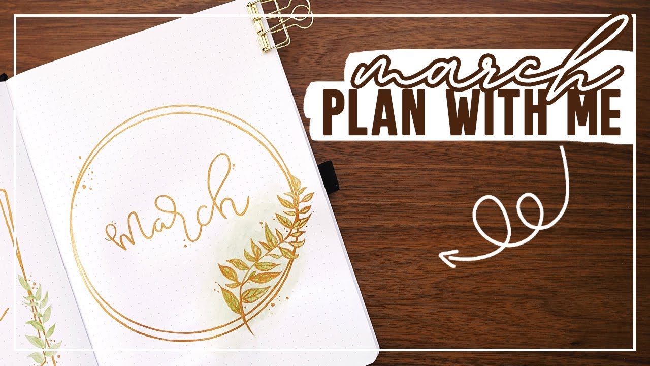 PLAN WITH ME March 2020 Bullet Journal Set Up ✨