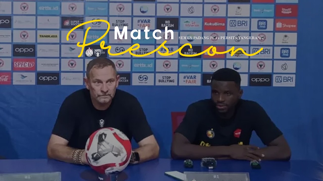 PRESS CONFERENCE BRI SUPER LEAGUE | MATCHDAY 20 | SEMEN PADANG FC vs PERSITA TANGERANG