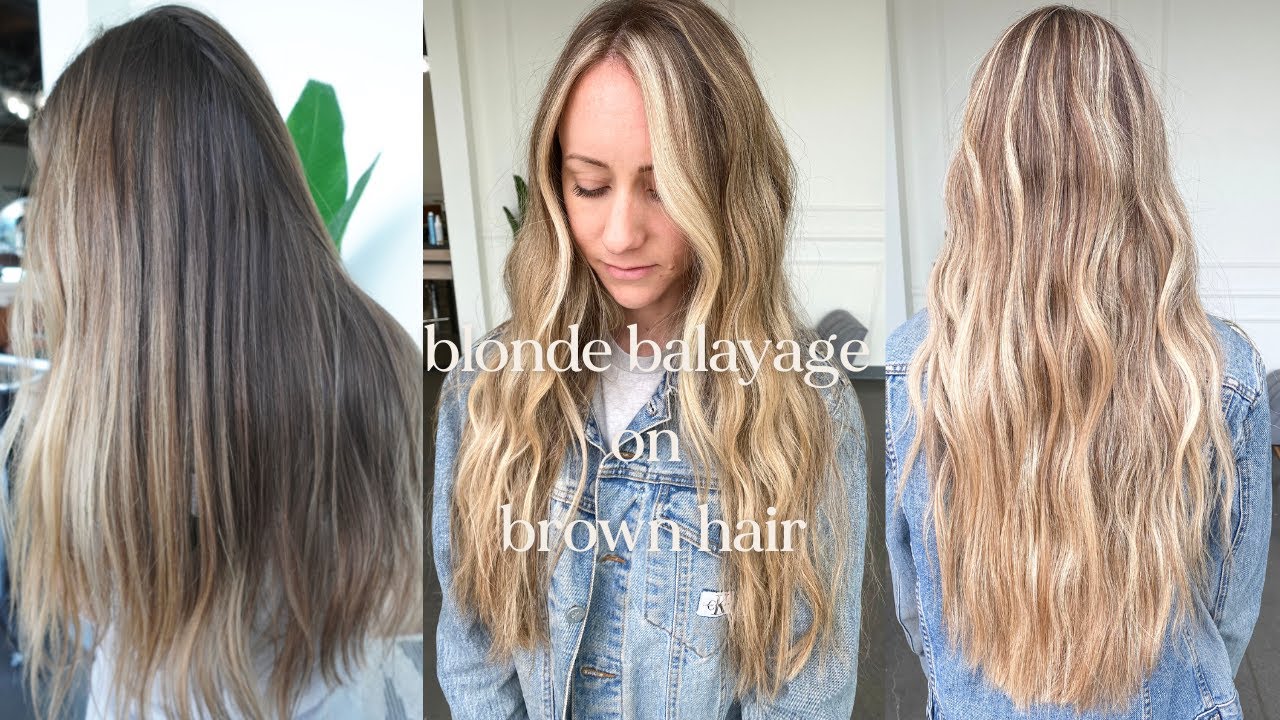 BLONDE BALAYAGE ON LONG HAIR | Salt Strands Inspired