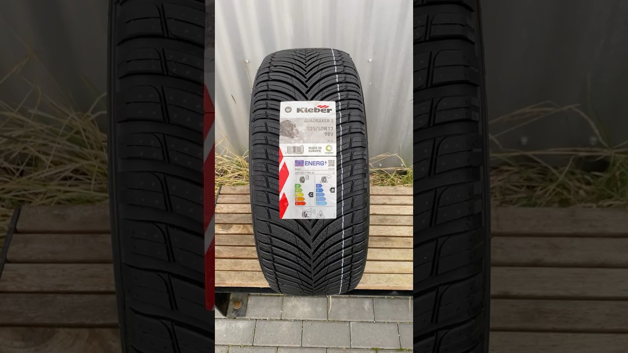 TYRE ALL SEASON KLEBER 225/50 R17 98V QUADRAXER 3 A/S M+S XL TL 3PMSF marking EV compatible