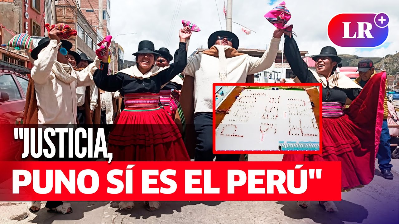 AYMARAS realizan coreografía con frase 