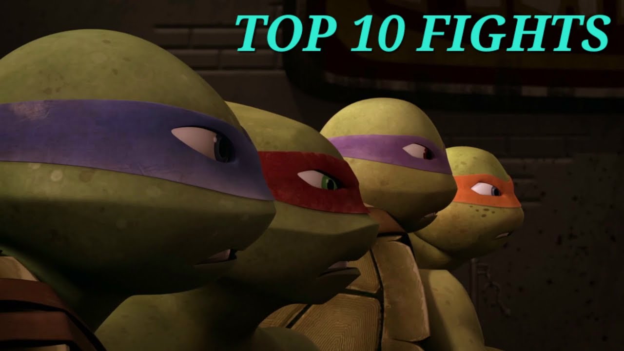 Top 10 fights of TMNT 2012
