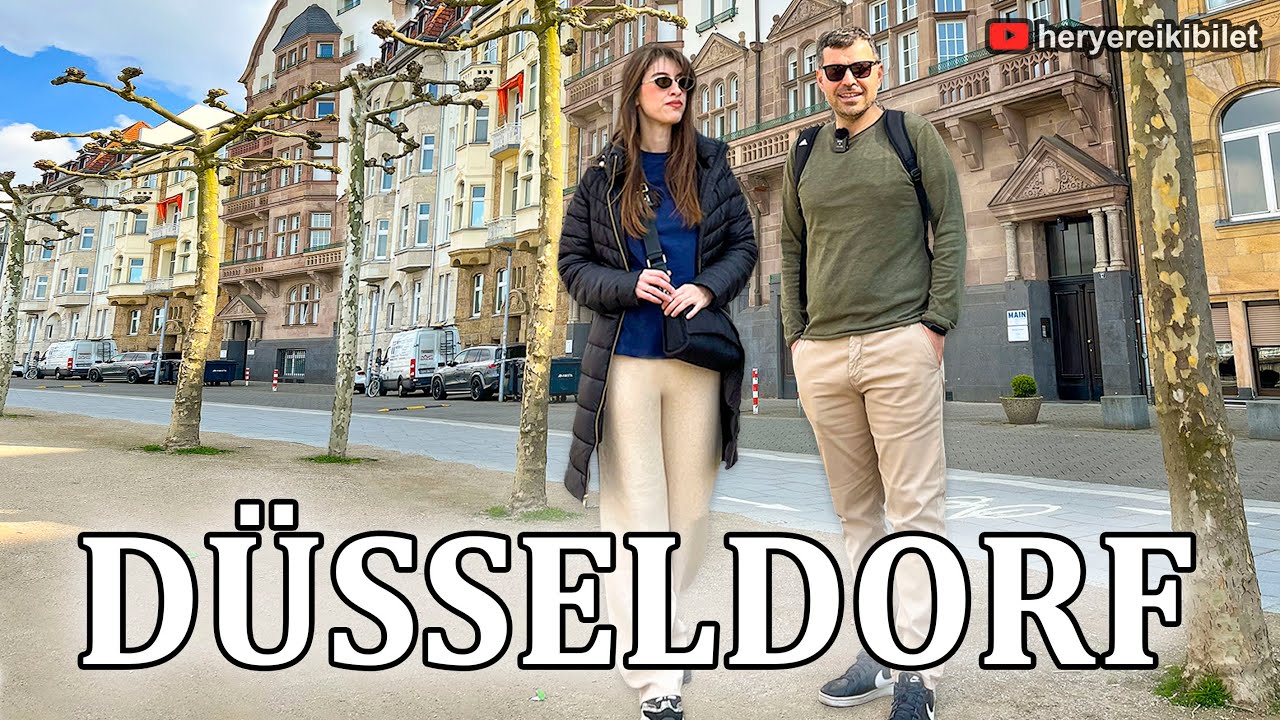 Modern Almanya’nın Yüzü Düsseldorf’ta Güneşli Bir Gün #56🇩🇪