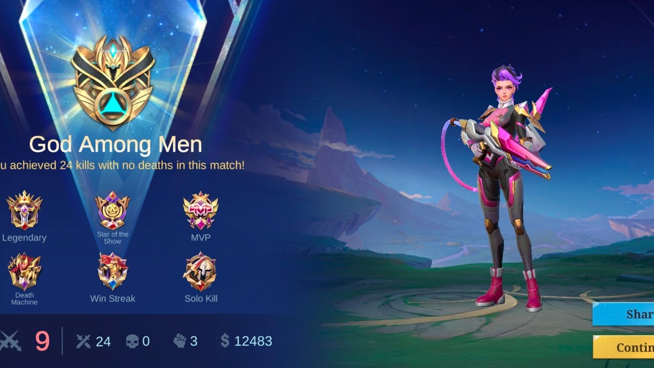 Moba Legends Kimmy 24 kills No death best build and game play 